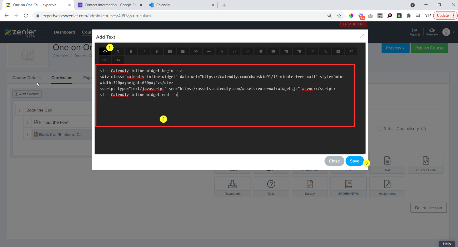 open code editor and paste the code and click on save